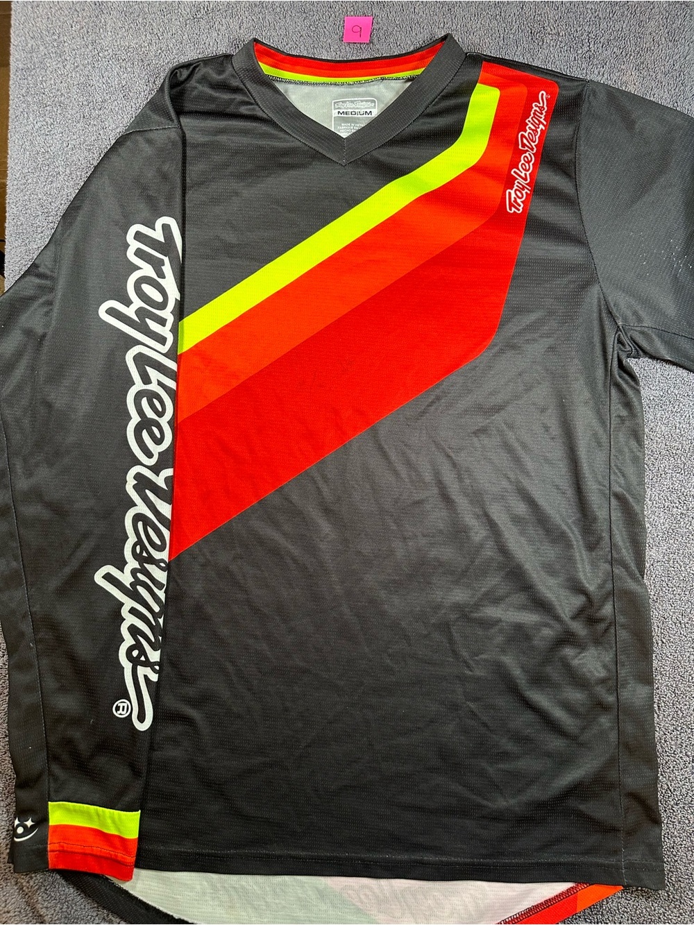 Troy Lee Designs Motocross Jersey Men’s Medium Black Red Yellow Long sleeve